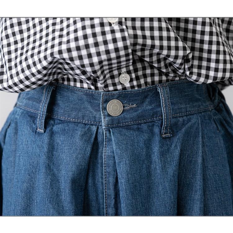 キュロットパンツ ワイドパンツ デニムパンツ キュロット レディース