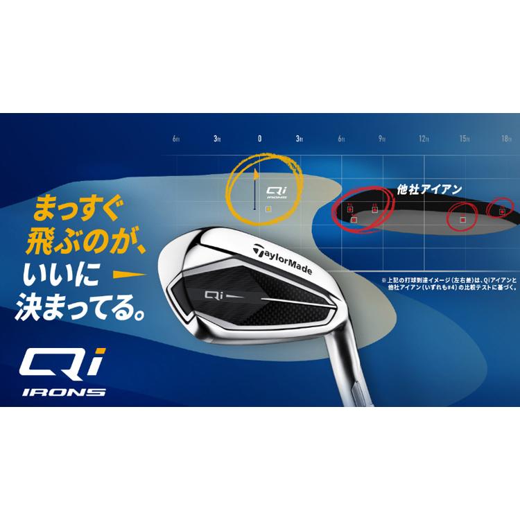 TaylorMade（テーラーメイド） (クリアランス) Qi アイアン単品(#5,AW