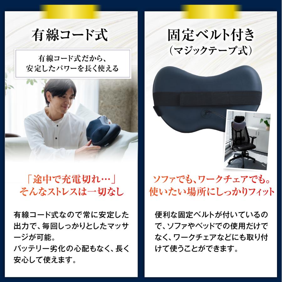 HOGXIA マッサージクッション 小型 強力 マッサージ器 医療機器 首 肩