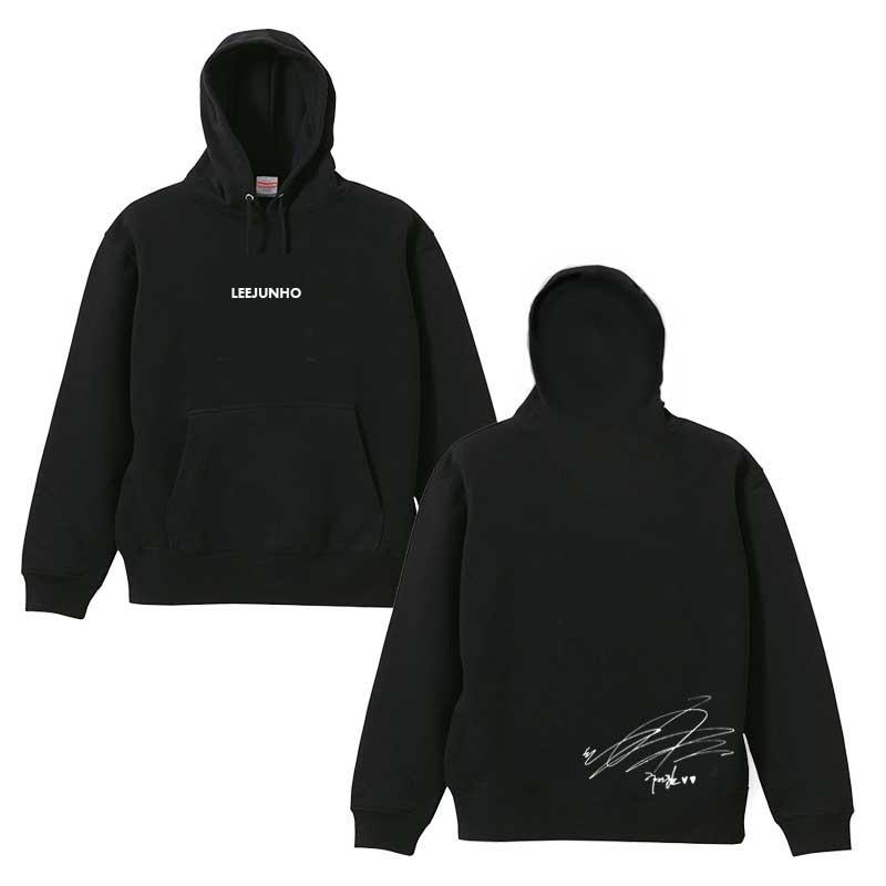 イジュノ イ・ジュノ 2PM ブラック スウェット プルオーバー パーカ 裏