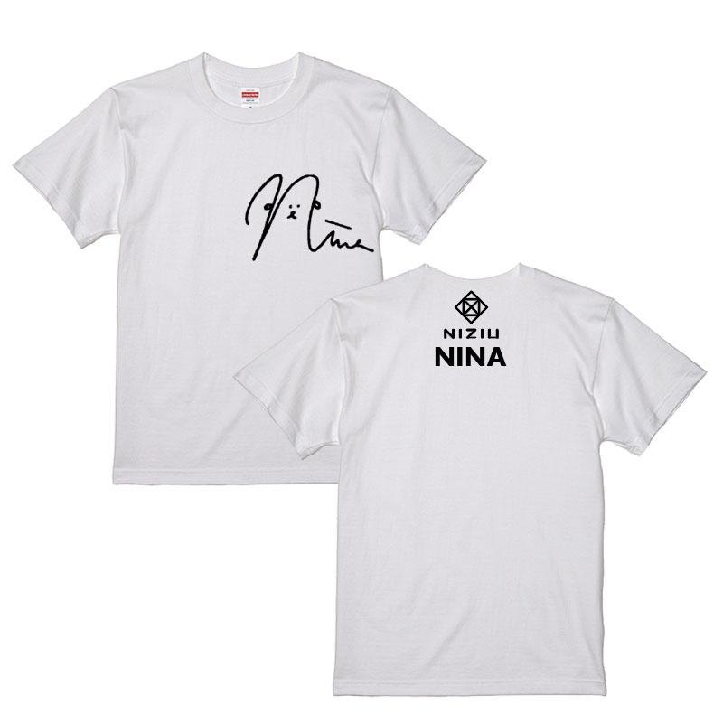 NiziU 全員直筆サイン Tシャツ NiziU メンバー全員直筆サイン入りT