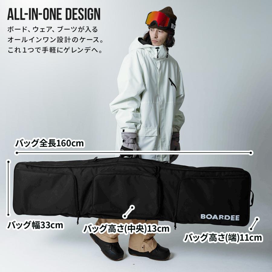 BOARDEE スノーボードケース スノボ ケース バッグ リュック 板 150