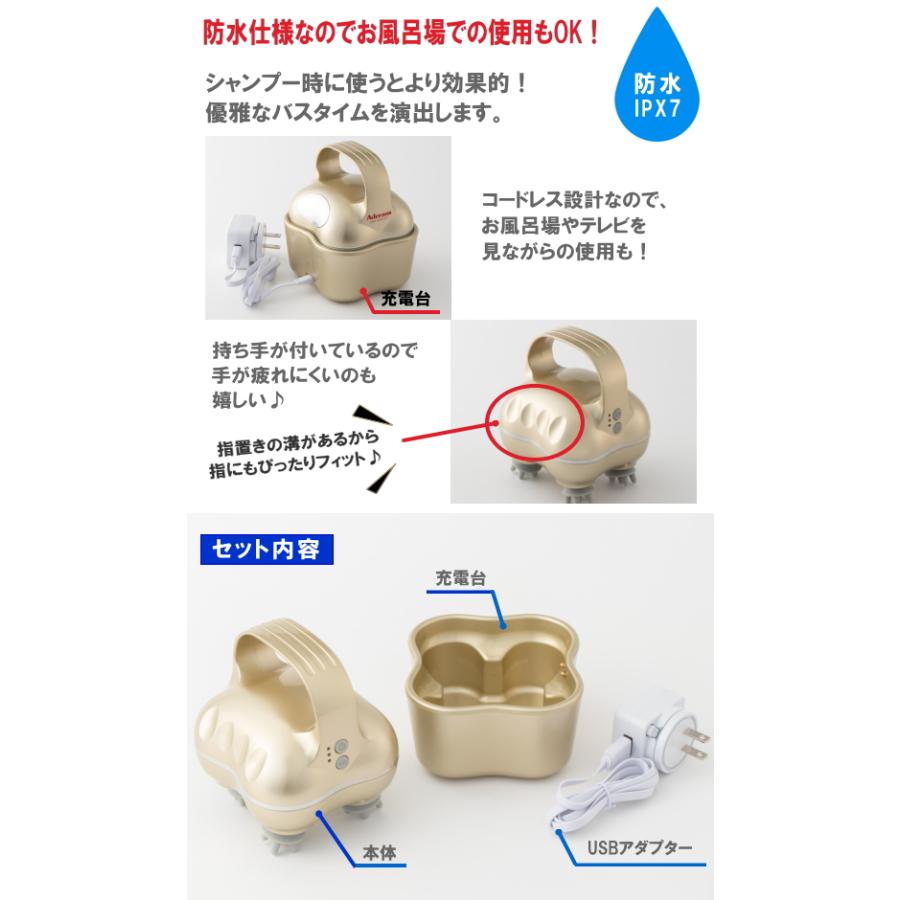 爆買 アデランス スパニストプロ 頭皮＋フェイスケア 家庭用ヘッドスパ