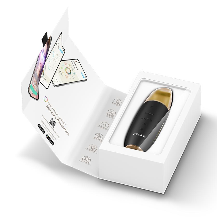 美顔器 GESKE マイクロカレント スキンスクライバー ＆ ブラックヘッド