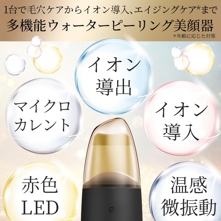 美顔器 GESKE マイクロカレント スキンスクライバー ＆ ブラックヘッド