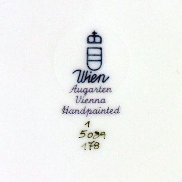 アウガルテン（Augarten） ウインナーローズ 20cmプレート_No440