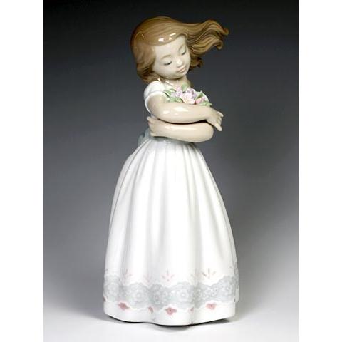 LLADRO（リヤドロ） リヤドロ（Lladro リアドロ 陶器人形 置物） 花と