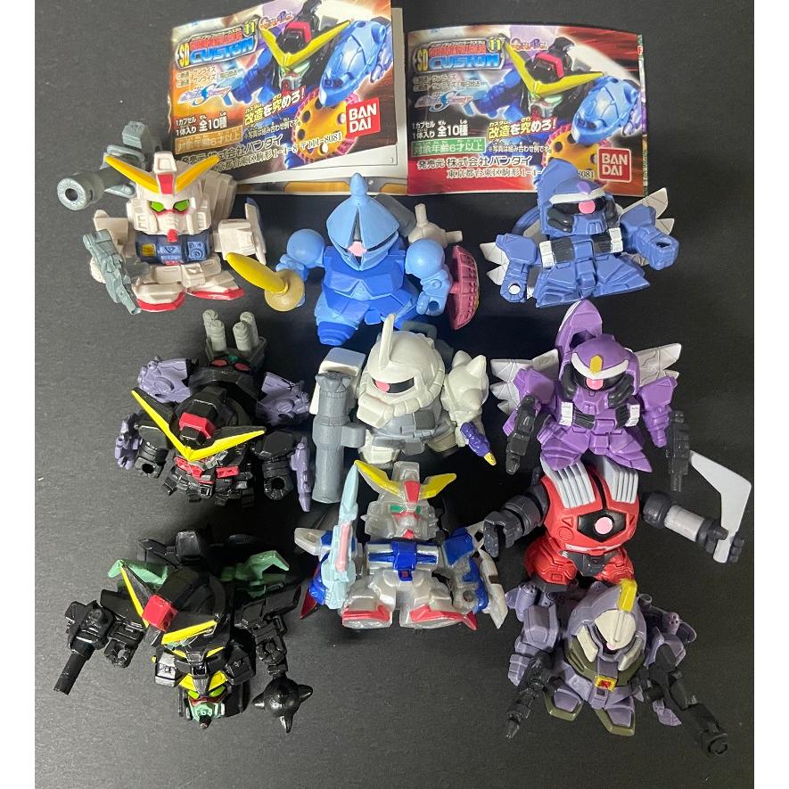 SDガンダム ガン消し フルカラー カスタム11 コンプセット ミニブック2