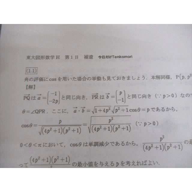SEG (科学的教育グループ) 東京大学 受験数学理系H 東大図形数学(理系