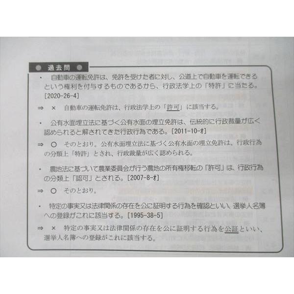 LEC東京リーガルマインド 行政書士試験 合格講座講義録 民法/行政法I