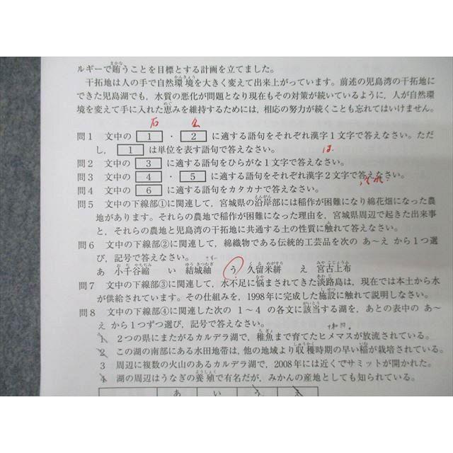 SAPIX サピックス 学校別対策プリント 桜蔭01〜09 社会 計9回分セット