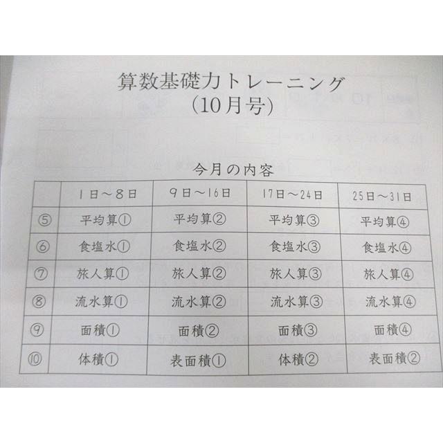SAPIX 小5 サピックス 算数 基礎力トレーニング 通年セット 【計12回分