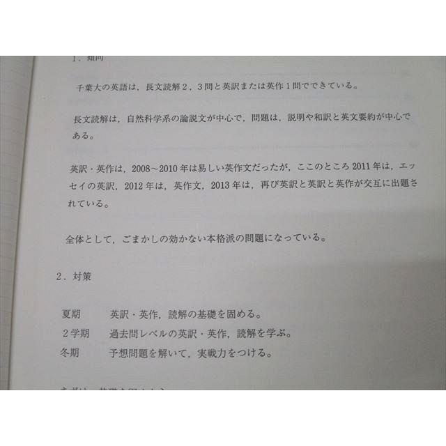 代々木ゼミナール 代ゼミ 千葉大英語 テキスト 2013 夏期 佐藤浩美