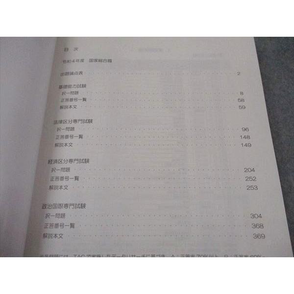 TAC wセミナー 国家公務員総合職 公務員試験 テキスト 問題集 教材