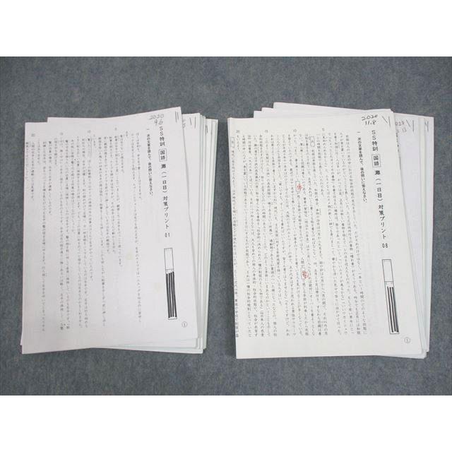 SAPIX サピックス 小6 SS特訓 国語 灘(1日目)対策プリント01〜14