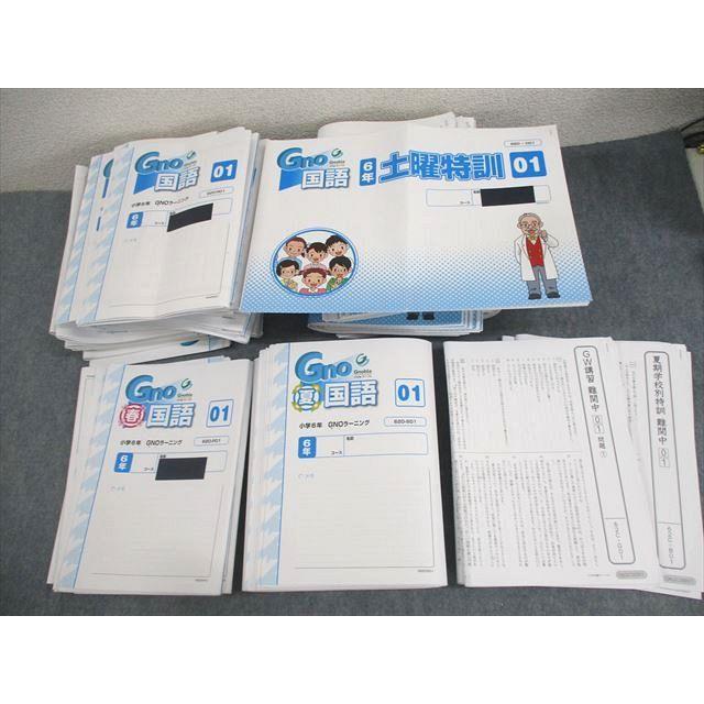 Gnoble グノーブル 小6 難関中コース 国語 グノラーニング/日曜特訓/春