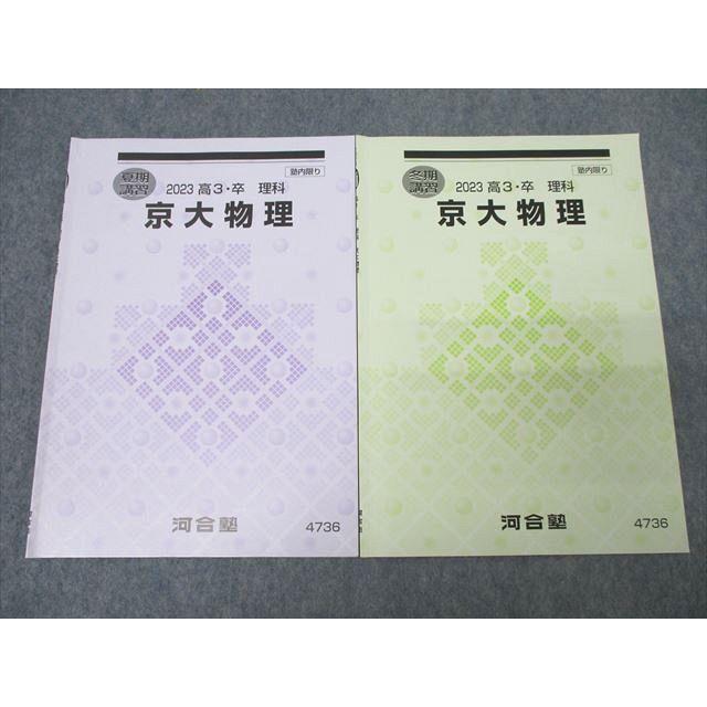 河合塾 京都大学 京大物理 テキストセット 2023 夏期/冬期 計2冊