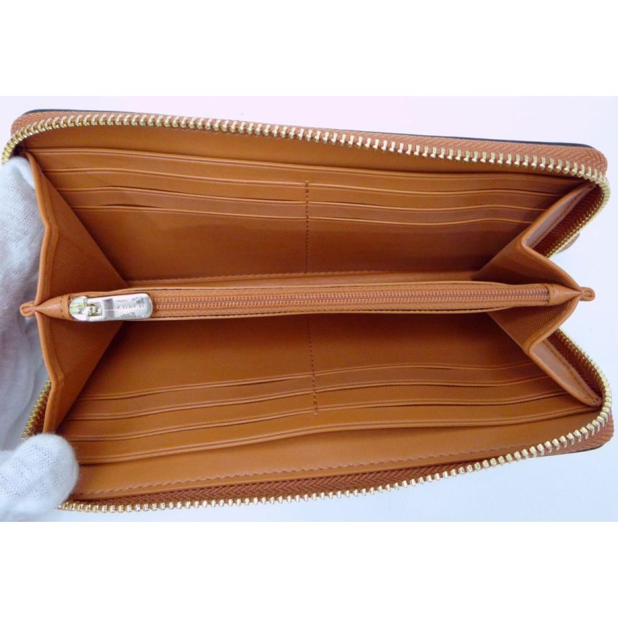 COACH（コーチ） 76873 シグネチャー PVC ラウンドファスナー長財布
