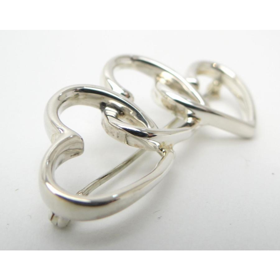 TIFFANY&Co.（ティファニー） トリプルハート ピンブローチ SV925