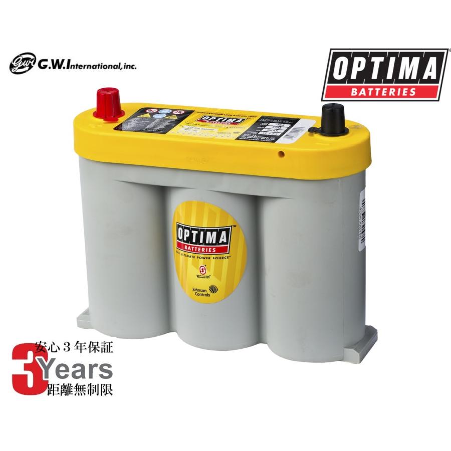 オプティマ OPTIMA YELLOW バッテリー イエロートップ 6V (YT 2.1L