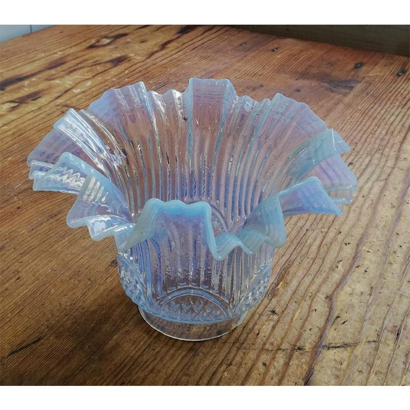 オパールセントガラス ペンダントライト シェード フランス