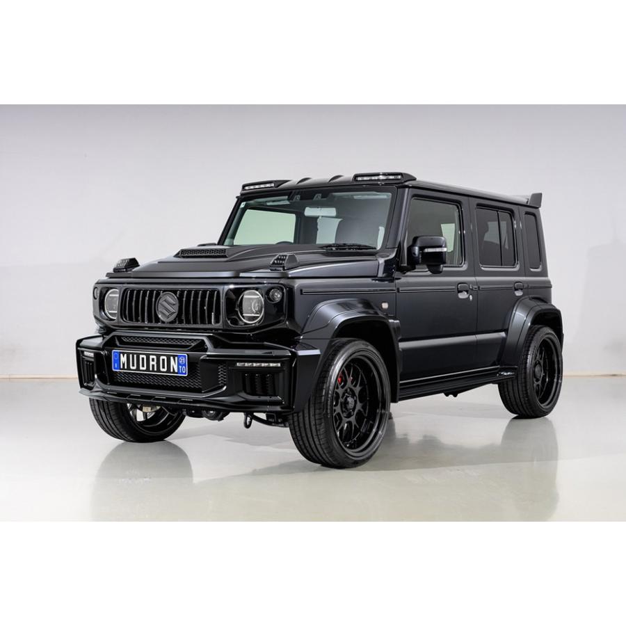 ジムニー ワイドフエンダー+サイドステップ+バンパーエクステンション