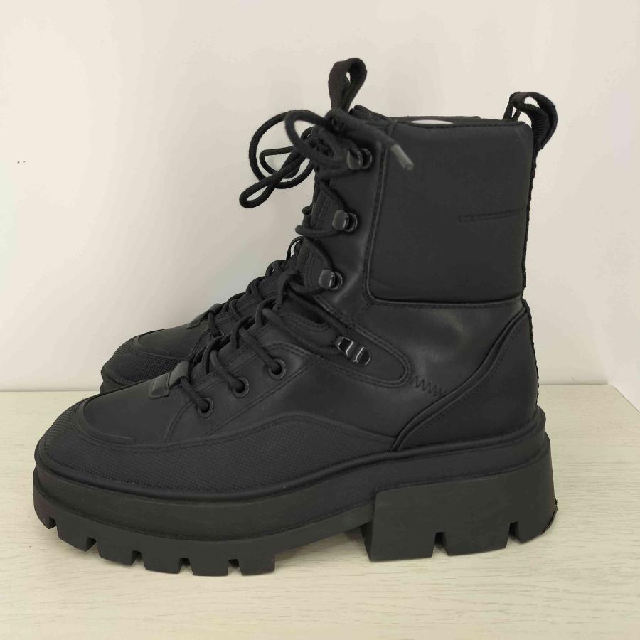 ZARA（ザラ） トラックソール コンバットブーツ レディース EUR：37