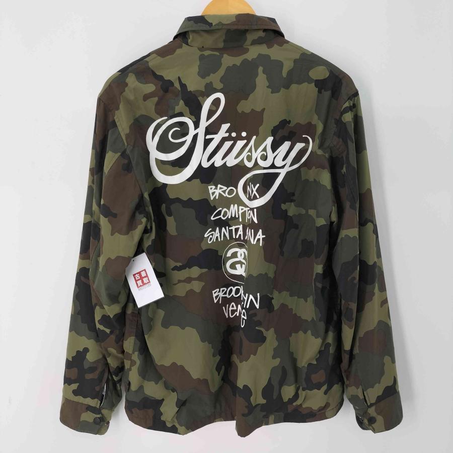 STUSSY（ステューシー） ワールドツアー コーチジャケット カモ柄