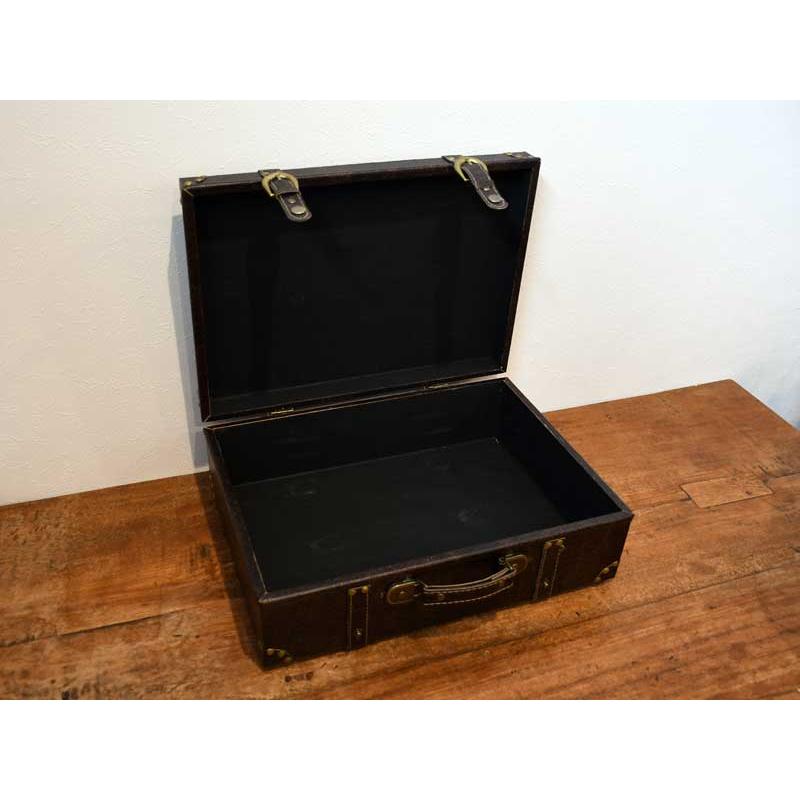 レザー トランクボックス バックル L トランク アンティーク