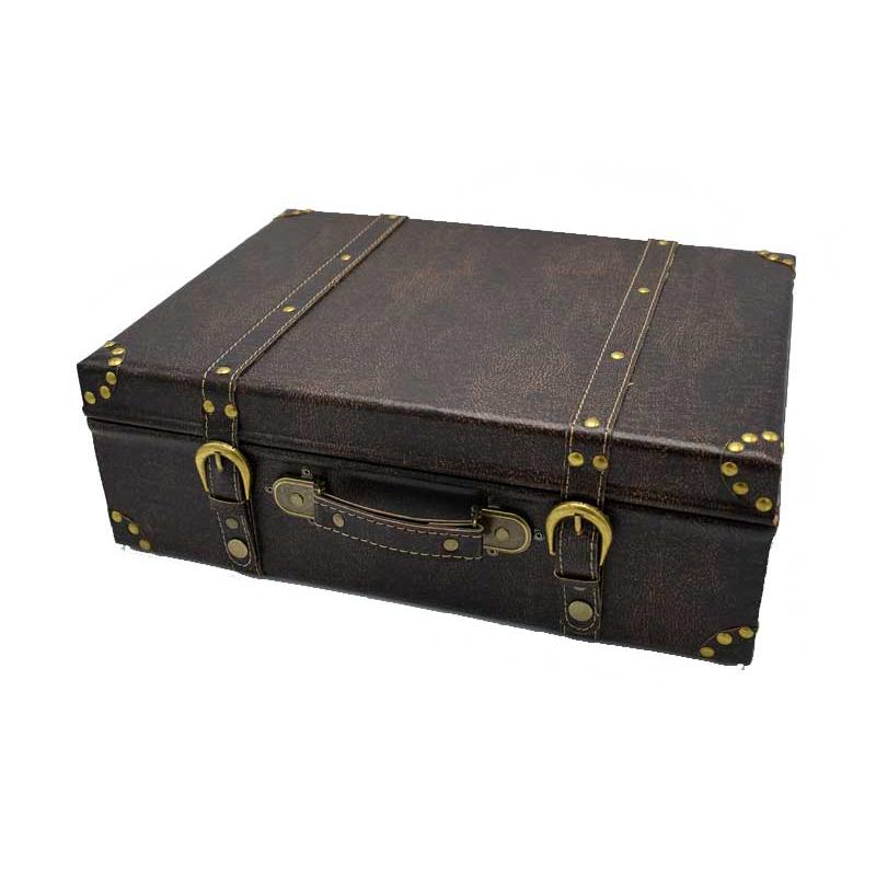 レザー トランクボックス バックル L トランク アンティーク