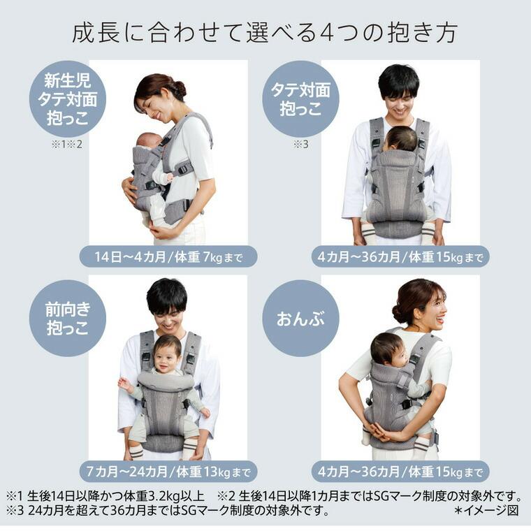 アップリカ（Aprica） ラクリス AB 抱っこ紐 Laclis 新生児から3歳まで