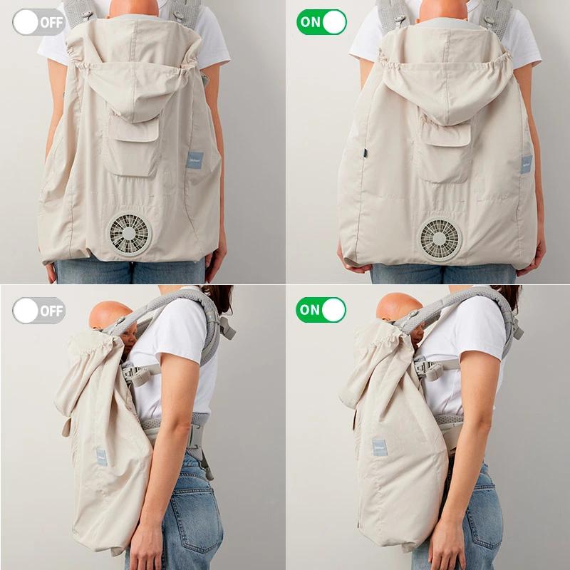 BabyHopper ベビーホッパー 空調抱っこひもカバー 抱っこ紐 ケープ