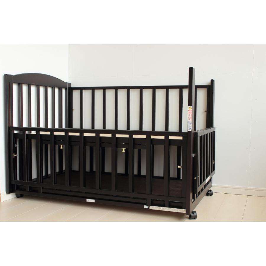 ベビーベッド レンタル】国産すのこ ヤマサキ スリーオープンベッド b