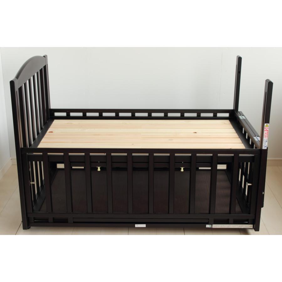 ベビーベッド レンタル】国産すのこ ヤマサキ スリーオープンベッド b