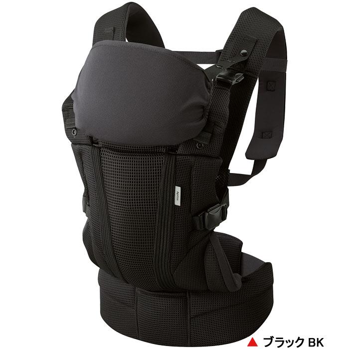 koala 抱っこひも アップリカ ラクリス ブラックBK 新生児対応 子守帯