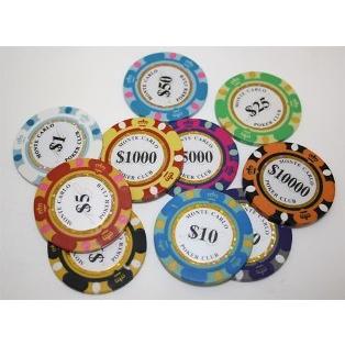 カジノチップ ポーカーチップ モンテカルロポーカーチップサンプル10