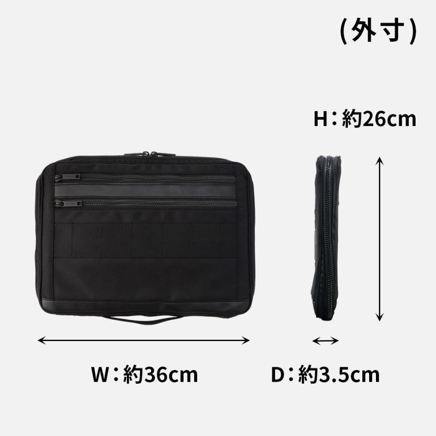 BRIEFING（ブリーフィング） ブラックライン クラッチバッグ BRA233A56