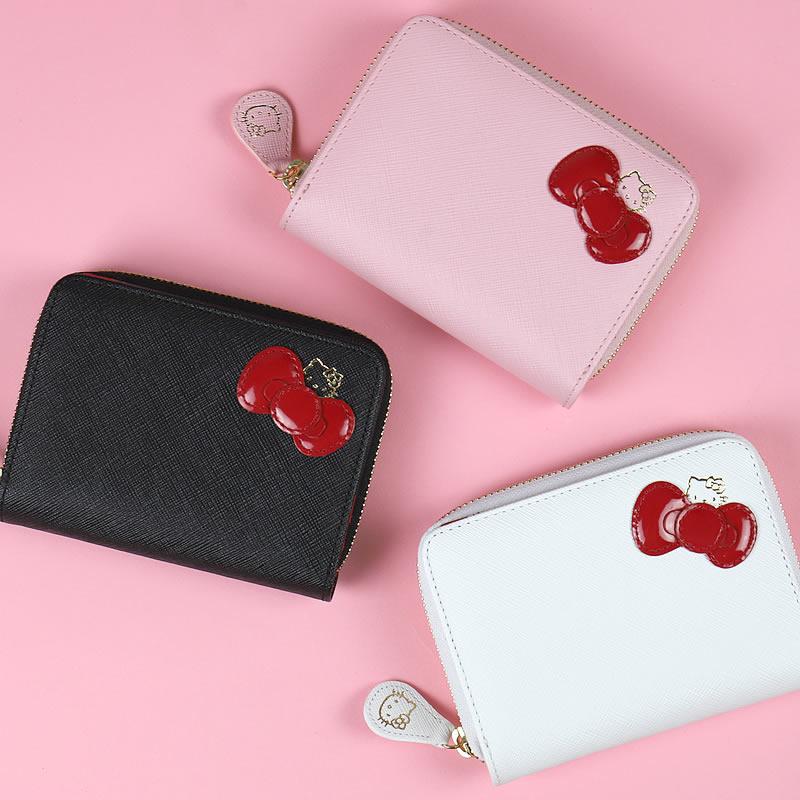 ハローキティ HELLO KITTY 二つ折り財布 札入れ ウォレット 12161 牛革