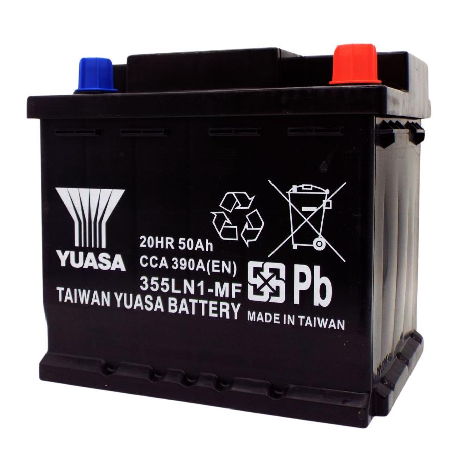 台湾ユアサ YUASA 355LN1-MF ハイブリッド車用 EN規格バッテリー