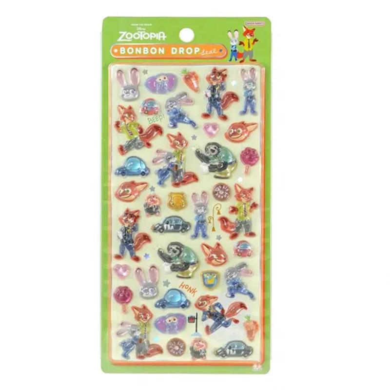 サンスター文具 ディズニー ボンボンドロップシール プーさん