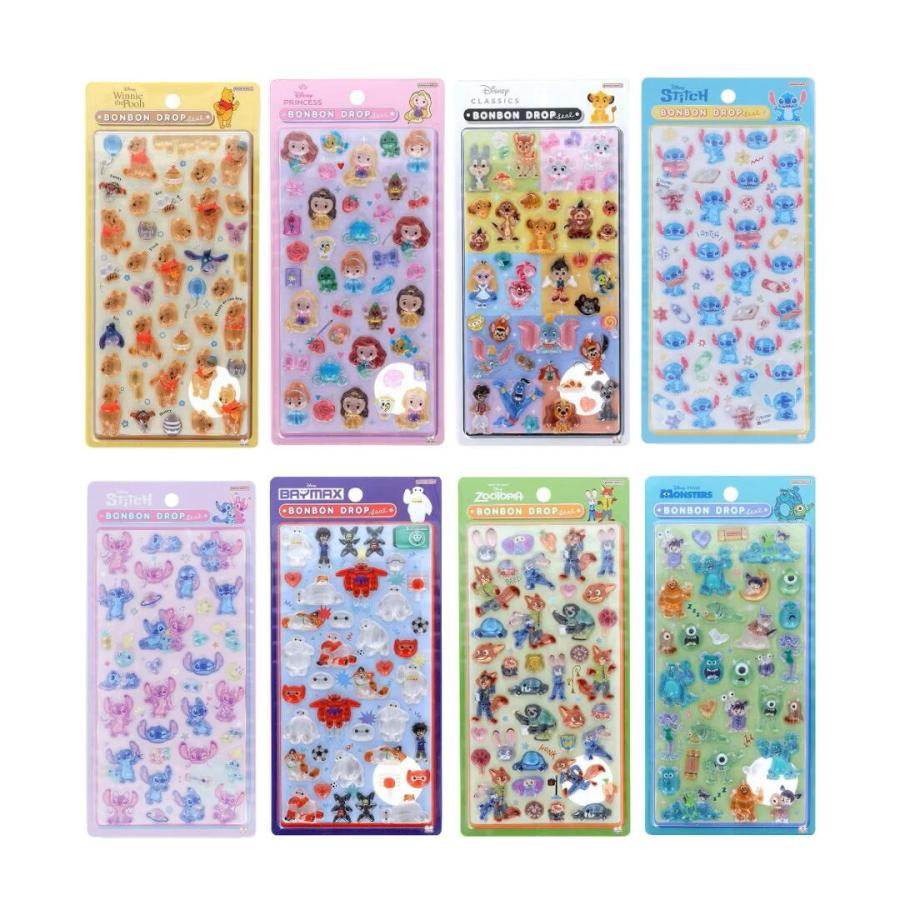 サンスター文具 ディズニー ボンボンドロップシール プーさん