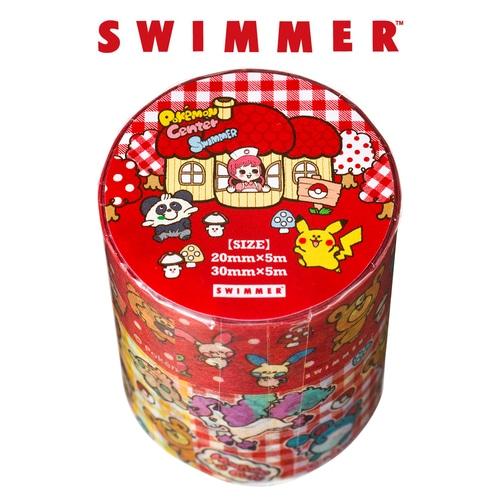 ポケモンセンターオリジナル SWIMMER スイマー マスキングテープ 2本