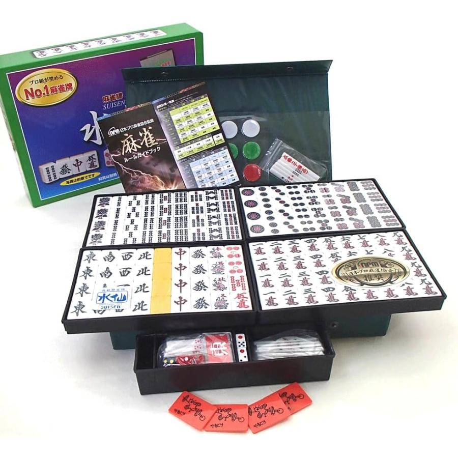 NorthwaySports 麻雀牌【水仙】ルールガイドブック付き マージャン牌