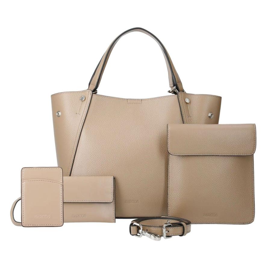 BARCOS（バルコス） シュリンクレザー2wayバッグ プレミアム4点セット