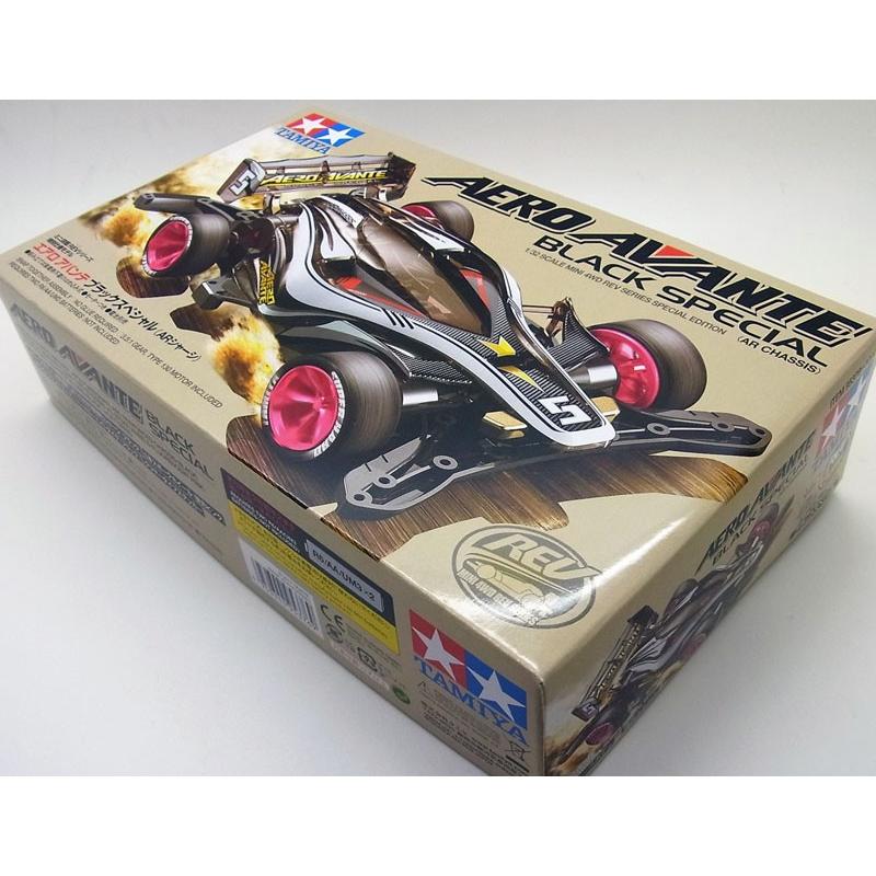 ミニ四駆 エアロ アバンテ ブラックスペシャル ARシャーシ タミヤ ミニ