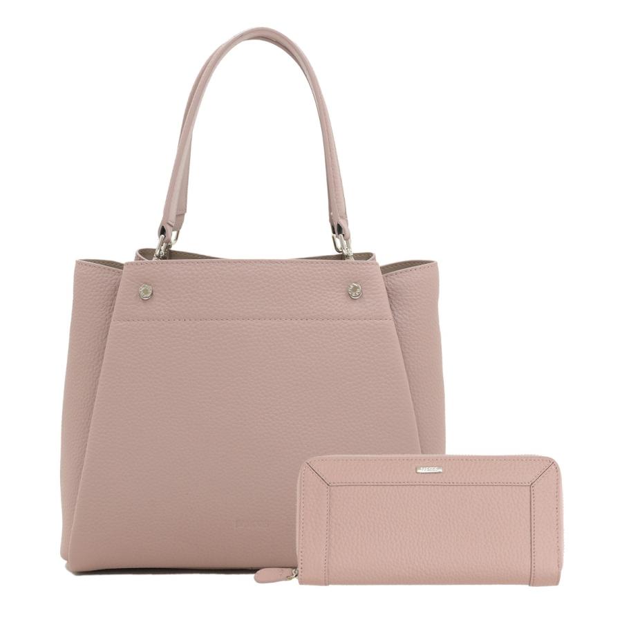 セット商品)BARCOS シュリンクレザー3WAYハンドバッグ & シュリンク