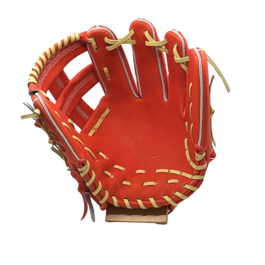 アイピーセレクト 軟式内野手用グラブ グローブ Ip.702-Pr 赤オレンジ