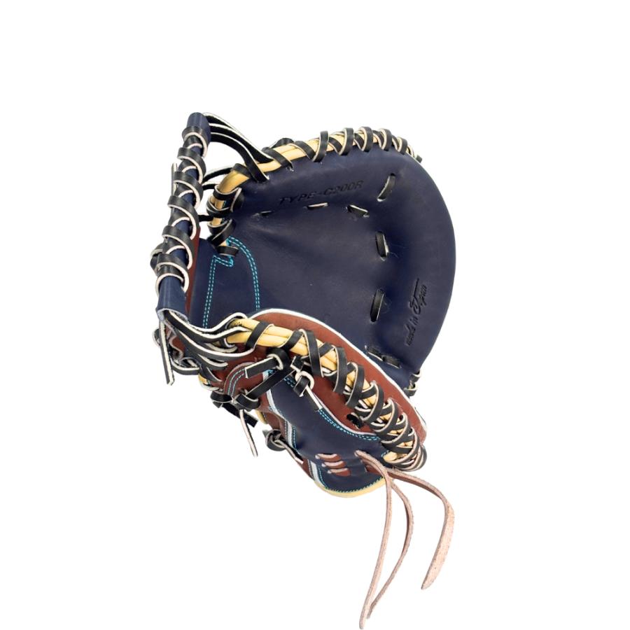 要 軟式キャッチャーミット TYPE-C200R 小さめ 縦型 ライトブラック