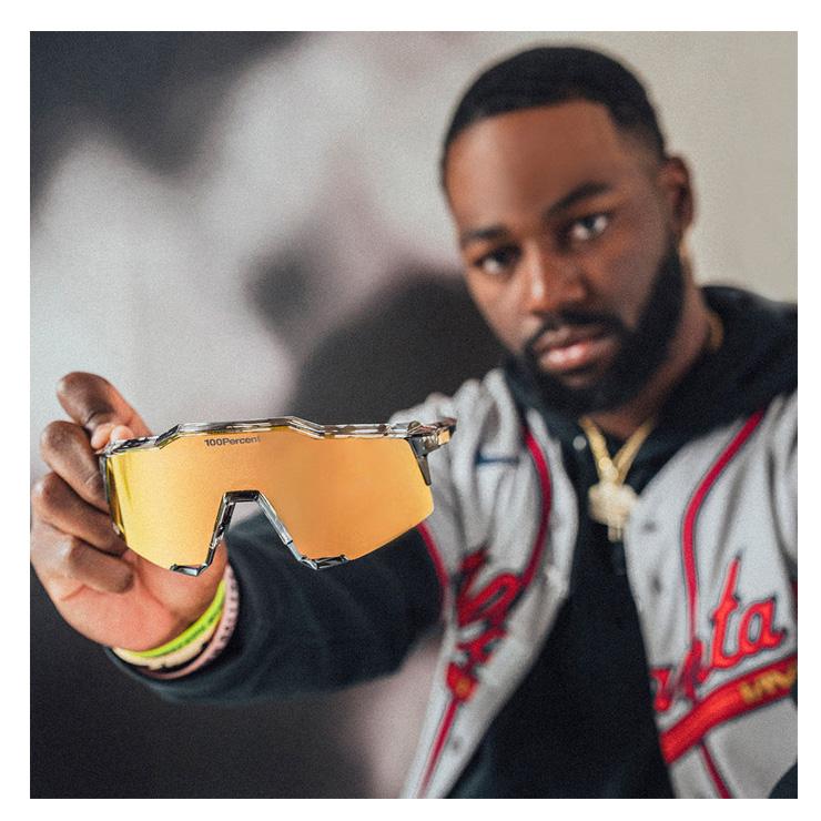 100% 100%(ワンハンドレッド) スポーツサングラス マイケル・ハリス2世