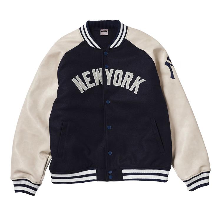 Fanatics（ファナティクス） MLB ロゴ メルトン スタジアムジャケット